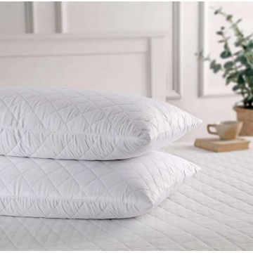 Protectie de perna (2 bucati), L'essentiel Maison, Violet, Alb