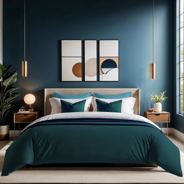 Husa de pilota Ranforce Double (FR) (IT) (DE), L'essentiel Maison, Tonne Mavie, Verde petrol