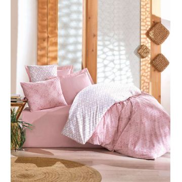 Lenjerie de pat dubla Super King (FR), L'essentiel Maison, Best, Roz