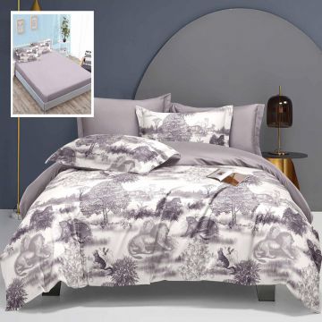 Lenjerie de pat elegance 6 piese cu husa (leh10)