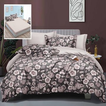 Lenjerie de pat elegance 6 piese cu husa (leh2)