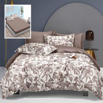 Lenjerie de pat elegance 6 piese cu husa (leh4)