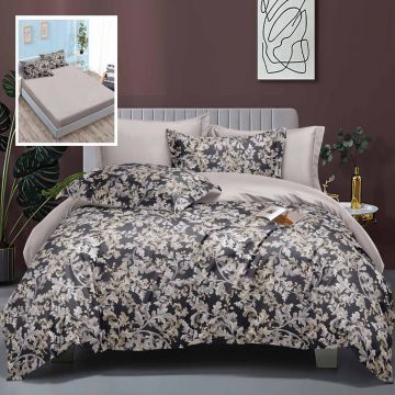 Lenjerie de pat elegance 6 piese cu husa (leh9)