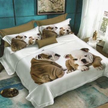 Lenjerie de pat finet 3d - 6 piese (fn3d52)