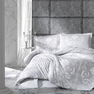 Lenjerie de pat ranforce clasy king size (alone v1)