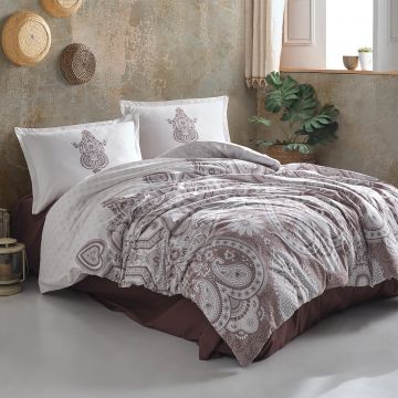 Lenjerie de pat ranforce clasy king size (azka v2)