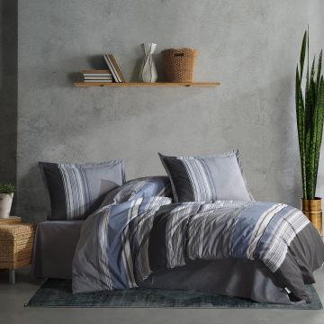 Lenjerie de pat ranforce clasy king size (duko v2)