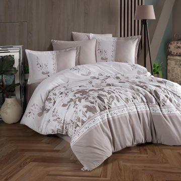 Lenjerie de pat ranforce clasy king size (falmari)