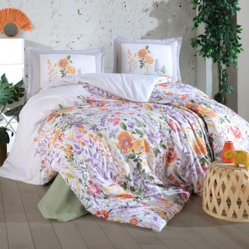 Lenjerie de pat ranforce clasy king size (galya)