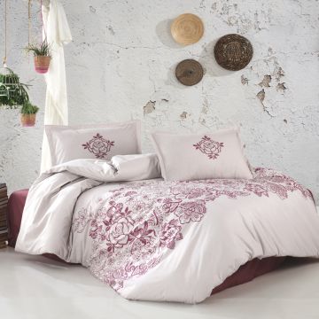 Lenjerie de pat ranforce clasy king size (mandora v2)