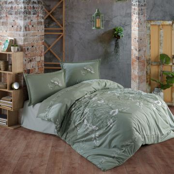 Lenjerie de pat ranforce clasy king size (mohana v1)