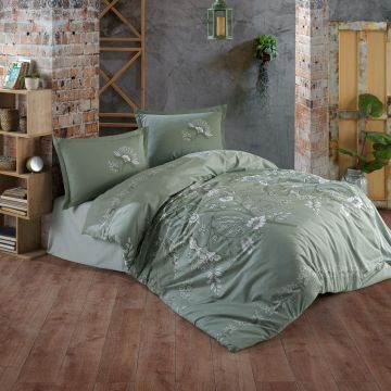 Lenjerie de pat ranforce clasy king size (mohana v1)