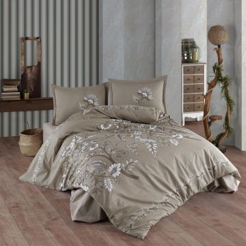 Lenjerie de pat ranforce clasy king size (mohana v2)