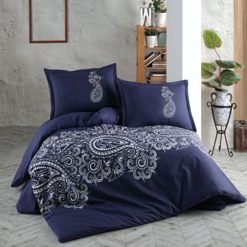 Lenjerie de pat ranforce clasy king size (nilla v1)