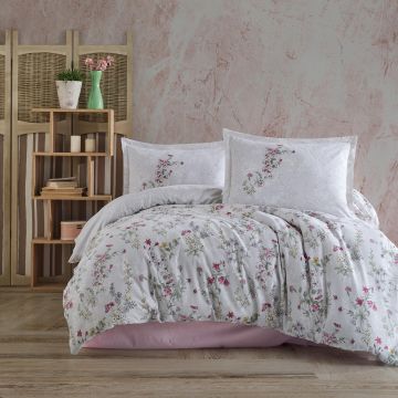 Lenjerie de pat ranforce clasy king size (novara)