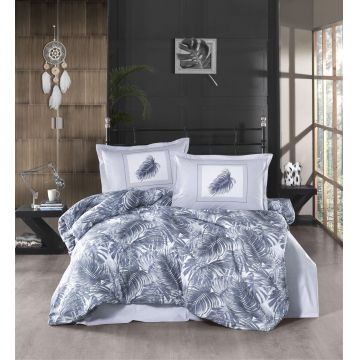 Lenjerie de pat ranforce clasy king size (puma)