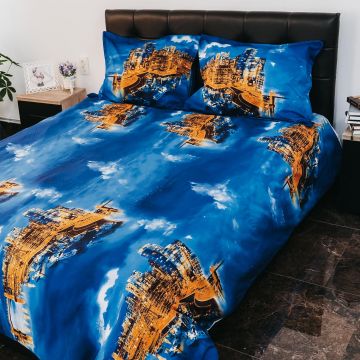 Lenjerie de pat ranforce clasy king size (rnf_11)