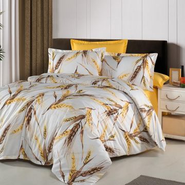 Lenjerie de pat ranforce clasy king size (rnf_20)