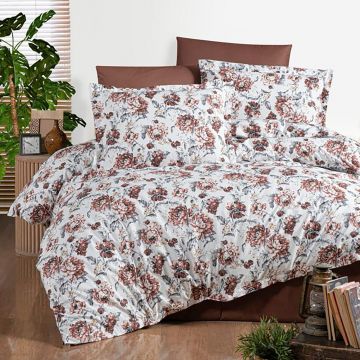 Lenjerie de pat ranforce clasy king size (rnf_23)