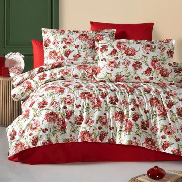 Lenjerie de pat ranforce clasy king size (rnf_26)