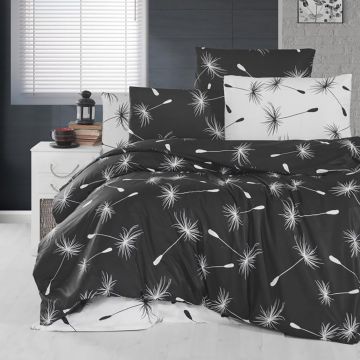 Lenjerie de pat ranforce clasy king size (rnf_27)