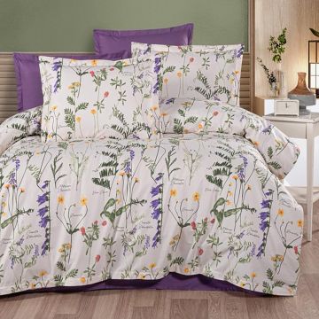 Lenjerie de pat ranforce clasy king size (rnf_38)