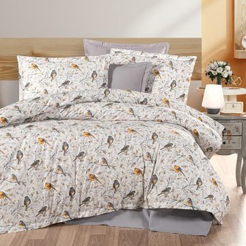 Lenjerie de pat ranforce clasy king size (rnf_39)