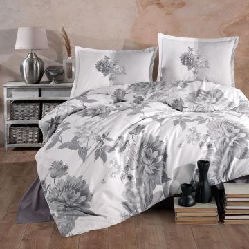 Lenjerie de pat ranforce clasy king size (rohan v1)