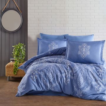 Lenjerie de pat ranforce clasy king size (rovi v1)