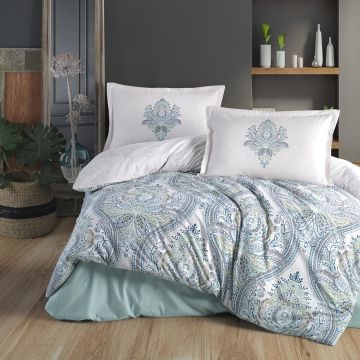 Lenjerie de pat ranforce clasy king size (ruma)