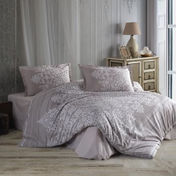 Lenjerie de pat ranforce clasy king size (rute)