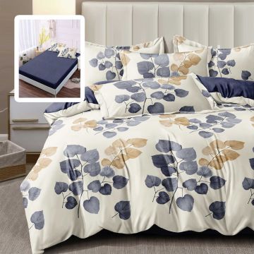 Lenjerie finet 6 piese cu husa - 160x200 si 180x200 (andra-vh)