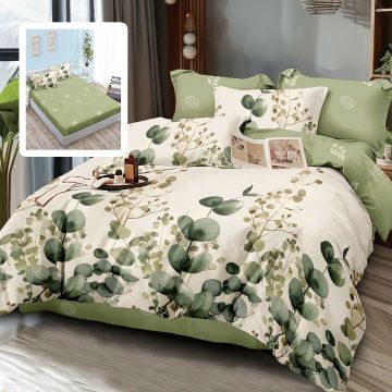 Lenjerie finet 6 piese cu husa - 160x200 si 180x200 (aura-vh)