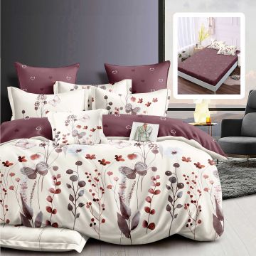 Lenjerie finet 6 piese cu husa - 160x200 si 180x200 (carma-vh)