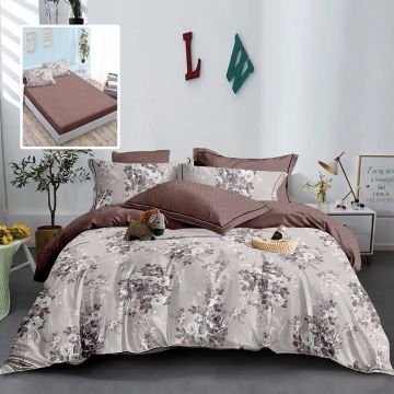 Lenjerie finet 6 piese cu husa - 160x200 si 180x200 (hf6p324)