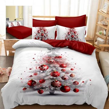 Lenjerie pat finet 3d 6 piese craciun f-xmas86