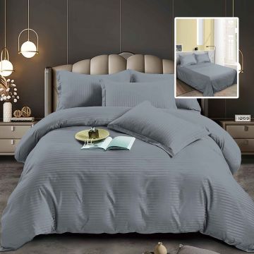 Lenjerii de pat damasc-policoton 6 piese (6dp76)