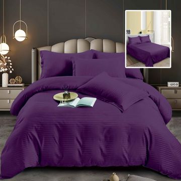 Lenjerii de pat damasc-policoton 6 piese (6dp77)