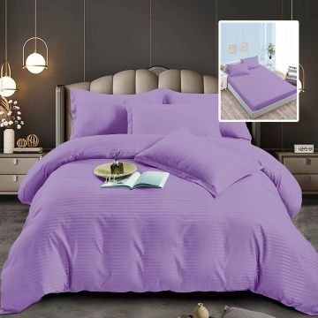 Lenjerii de pat damasc-policoton 6 piese cu husa (6dph18)