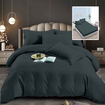 Lenjerii de pat damasc-policoton 6 piese cu husa (6dph21)