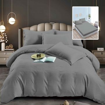 Lenjerii de pat damasc-policoton 6 piese cu husa (6dph22)