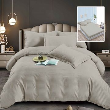 Lenjerii de pat damasc-policoton 6 piese cu husa (6dph25)