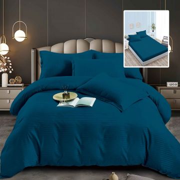 Lenjerii de pat damasc-policoton 6 piese cu husa (6dph26)