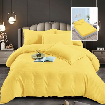 Lenjerii de pat damasc-policoton 6 piese cu husa (6dph29)