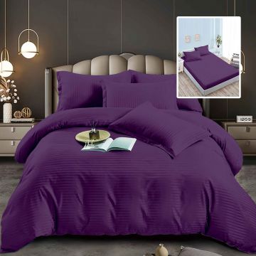 Lenjerii de pat damasc-policoton 6 piese cu husa (6dph33)