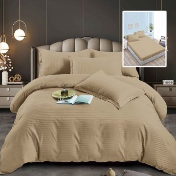 Lenjerii de pat damasc-policoton 6 piese cu husa (6dph35)