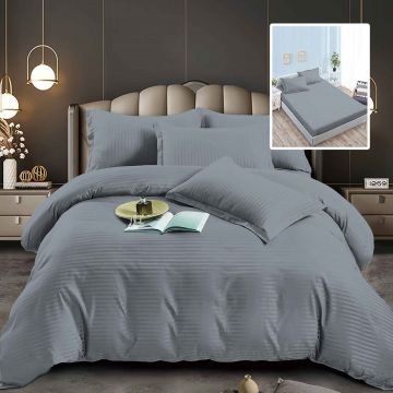 Lenjerii de pat damasc-policoton 6 piese cu husa (6dph36)