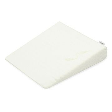 Perna, New Baby, Inclinata, Cu husa detasabila cu Aloe Vera, Din spuma poliuretanica, 38x30 cm, Inaltime 7 cm, 0 luni+, Alb