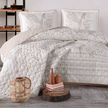 Cuvertura Matlasata, 3 Piese, Betina, 240x260 cm (Bumbac 100%)
