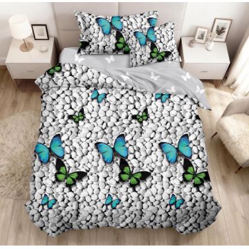 Lenjerie 1 Persoana cu elastic 140x200 Nicole (Finet)